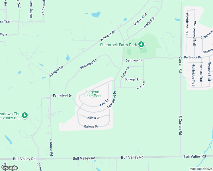 map of restaurants, bars, coffee shops, grocery stores, and more near 6703 Homestead Drive in McHenry