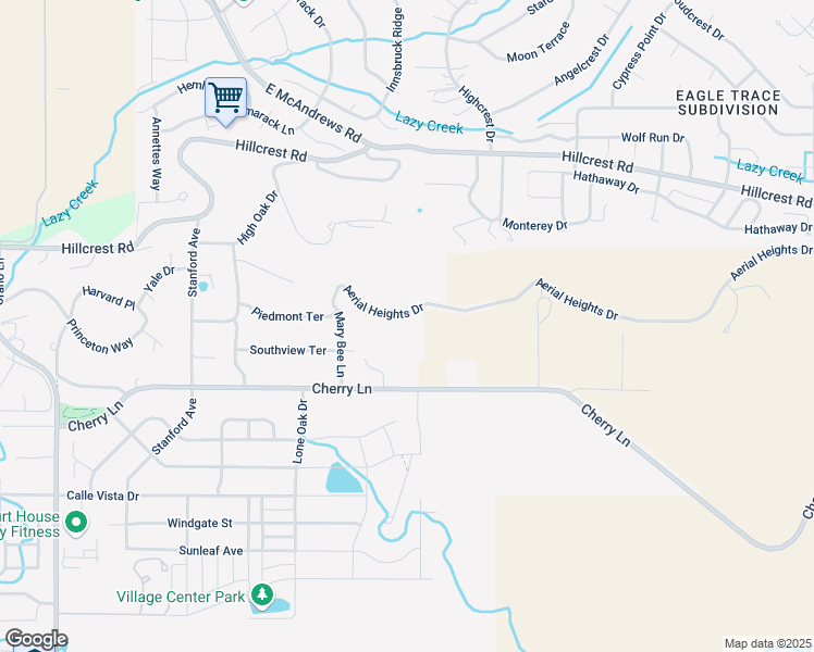 map of restaurants, bars, coffee shops, grocery stores, and more near 4200 Aerial Heights Drive in Medford