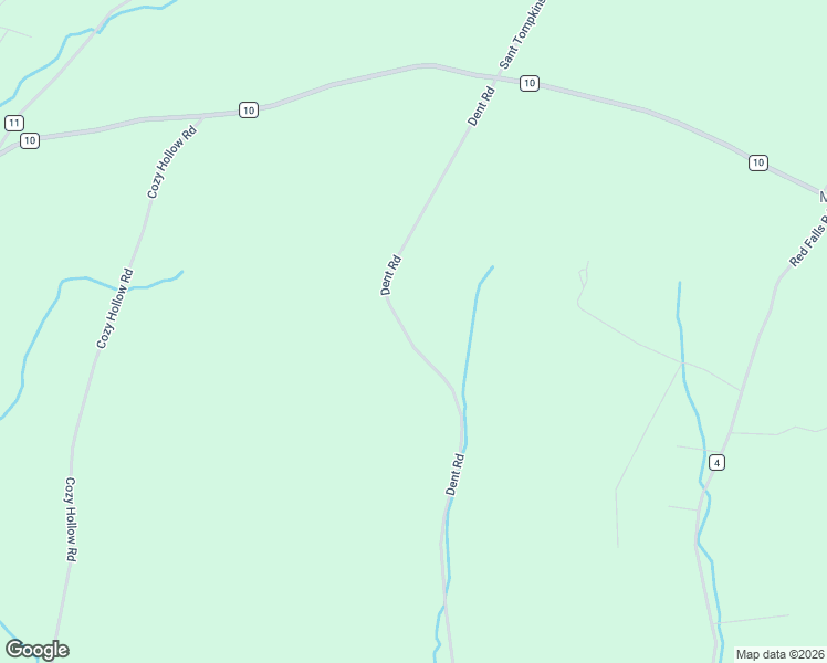 map of restaurants, bars, coffee shops, grocery stores, and more near Dent Road in Prattsville
