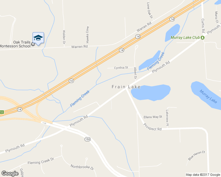 map of restaurants, bars, coffee shops, grocery stores, and more near 7305 Plymouth Road in Ann Arbor