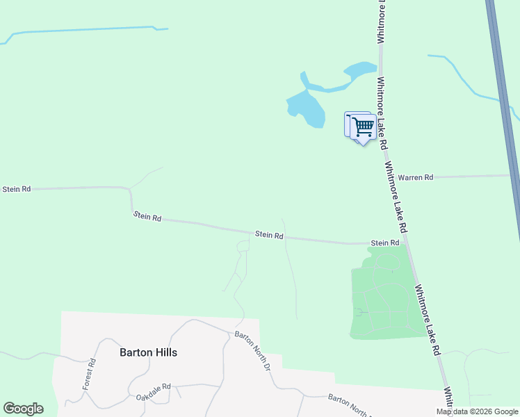 map of restaurants, bars, coffee shops, grocery stores, and more near 3982 Barton Farm Court in Ann Arbor