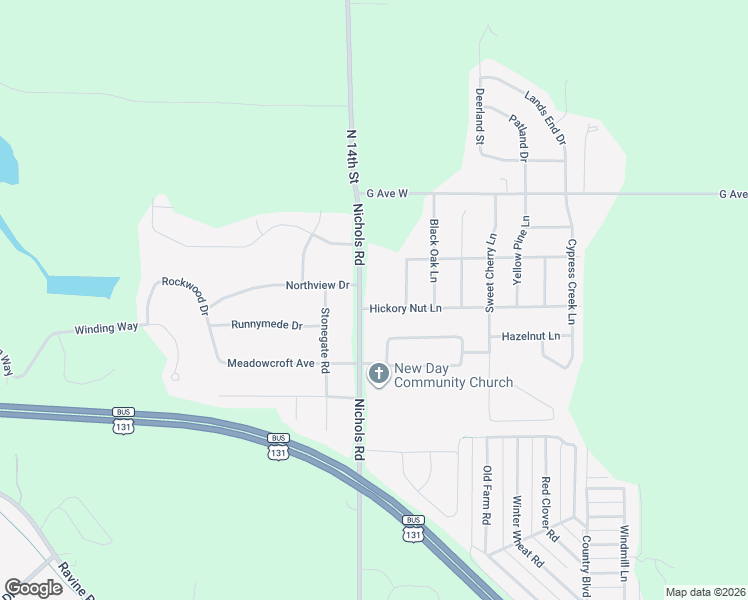 map of restaurants, bars, coffee shops, grocery stores, and more near 4651 Silverleaf Lane in Kalamazoo