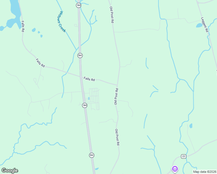 map of restaurants, bars, coffee shops, grocery stores, and more near 357 Falls Road in Ghent