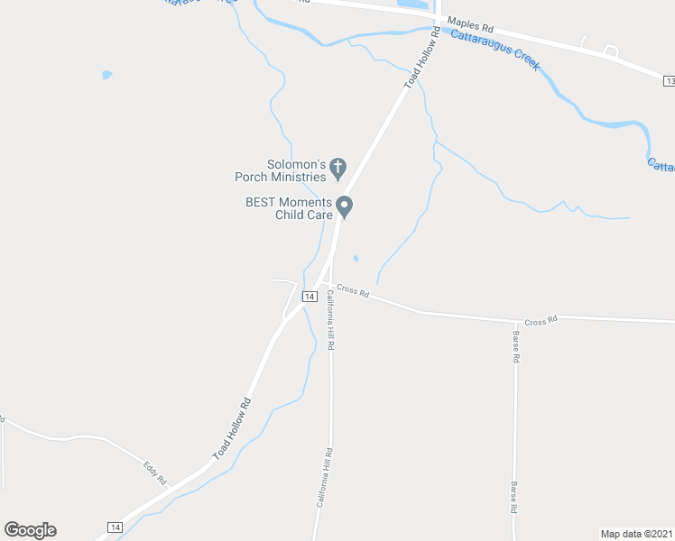 map of restaurants, bars, coffee shops, grocery stores, and more near 7648 California Hill Road in Little Valley