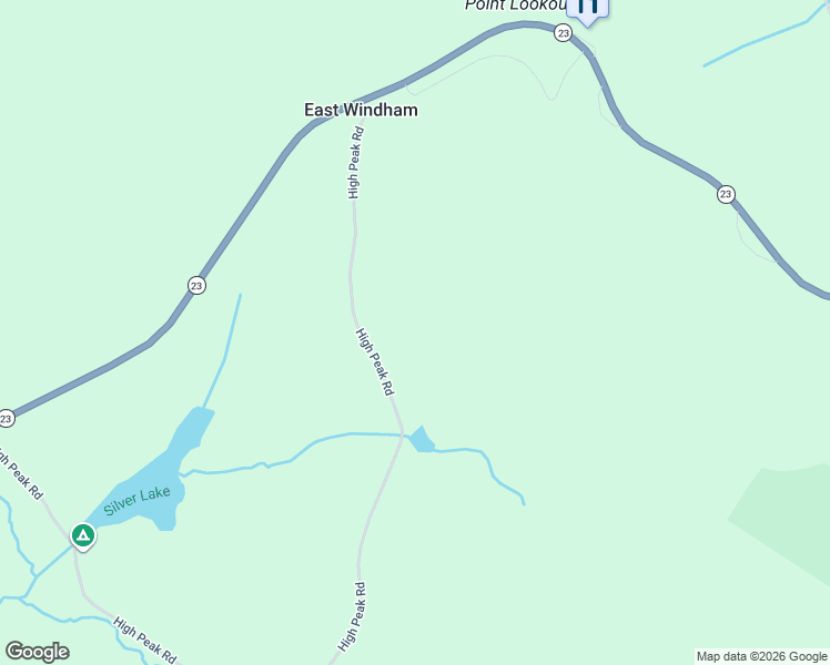 map of restaurants, bars, coffee shops, grocery stores, and more near 342 High Peak Road in Hensonville