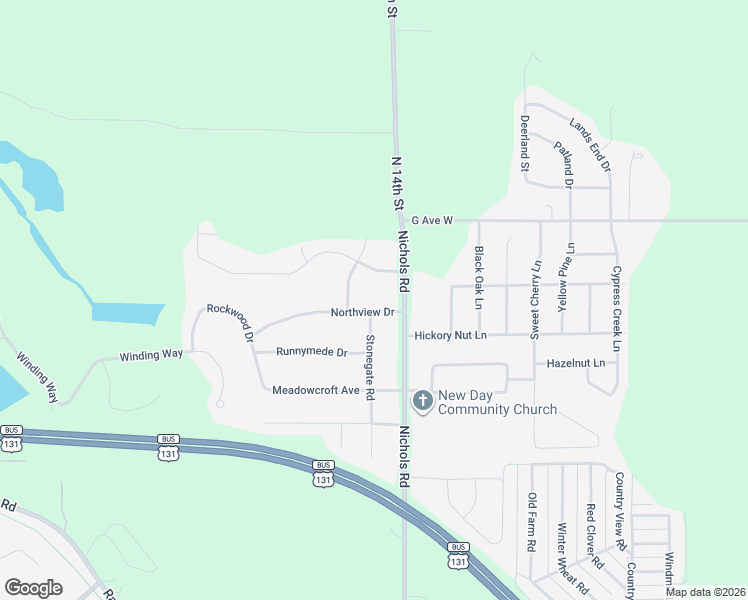 map of restaurants, bars, coffee shops, grocery stores, and more near 3312 Northview Drive in Kalamazoo