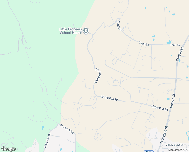 map of restaurants, bars, coffee shops, grocery stores, and more near 4111 Livingston Road in Central Point