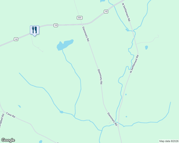 map of restaurants, bars, coffee shops, grocery stores, and more near 223 Steinmetz Road in Windham