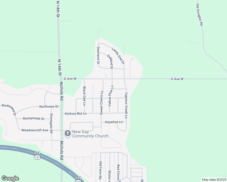 map of restaurants, bars, coffee shops, grocery stores, and more near 2685 Barkwood Lane in Kalamazoo