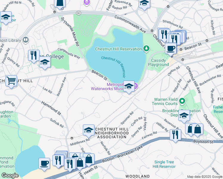 map of restaurants, bars, coffee shops, grocery stores, and more near in 