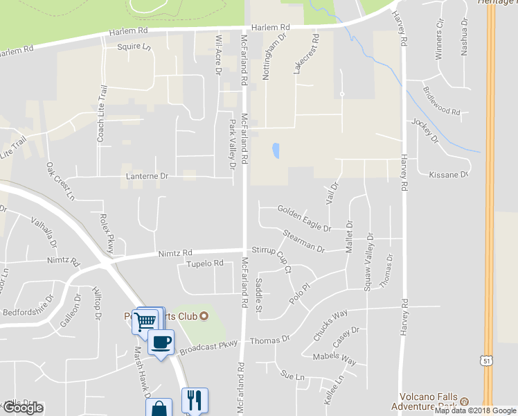 map of restaurants, bars, coffee shops, grocery stores, and more near 5010 Keri Drive in Loves Park