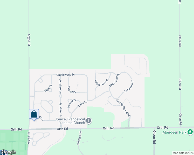 map of restaurants, bars, coffee shops, grocery stores, and more near 12423 Kings Point Drive in Loves Park