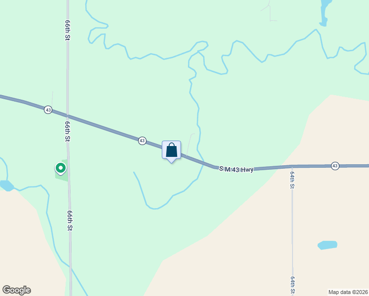 map of restaurants, bars, coffee shops, grocery stores, and more near 65018 Michigan 43 in Bangor