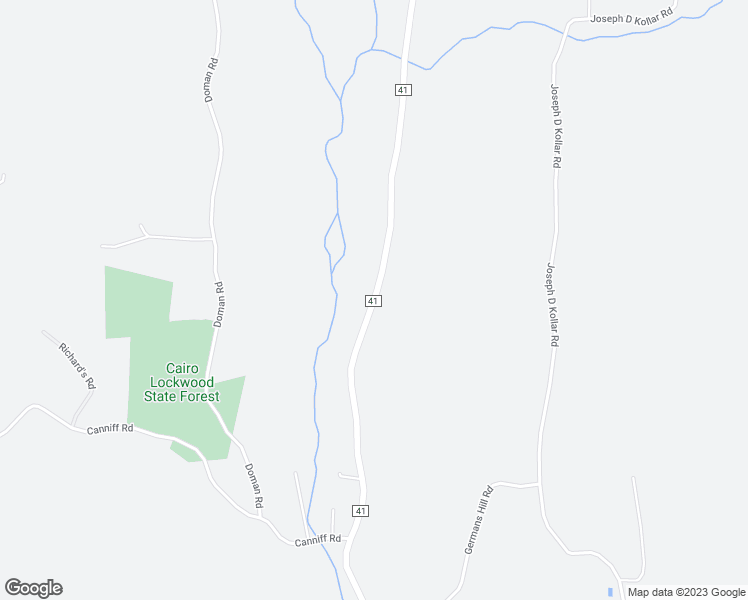 map of restaurants, bars, coffee shops, grocery stores, and more near County Route 41 in Greene County