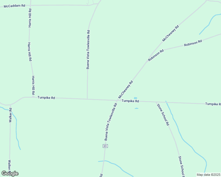 map of restaurants, bars, coffee shops, grocery stores, and more near 6852 County Road 69 in Bath