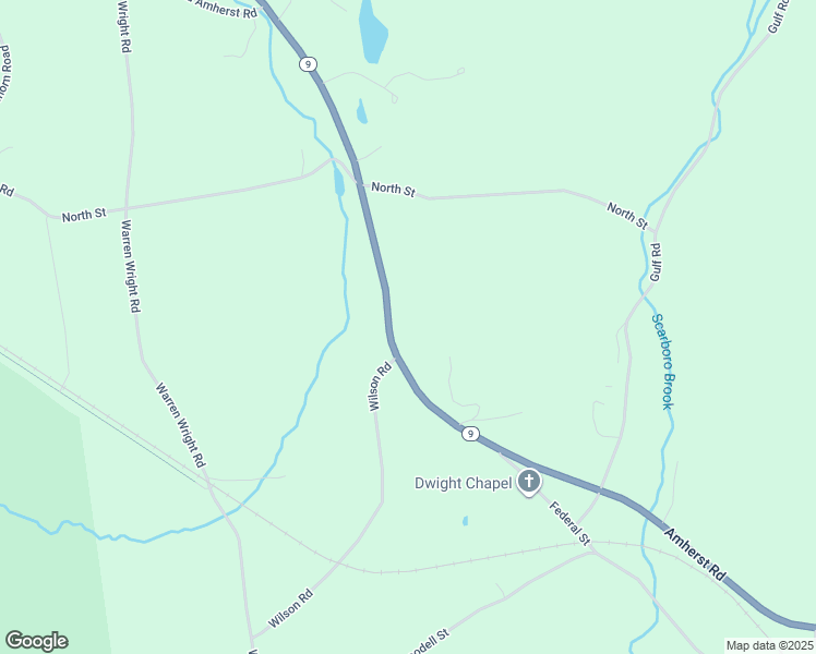map of restaurants, bars, coffee shops, grocery stores, and more near 1008 Federal Street in Belchertown