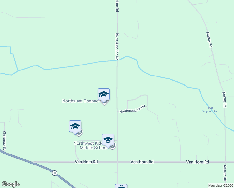 map of restaurants, bars, coffee shops, grocery stores, and more near Rives Junction Road in Jackson County