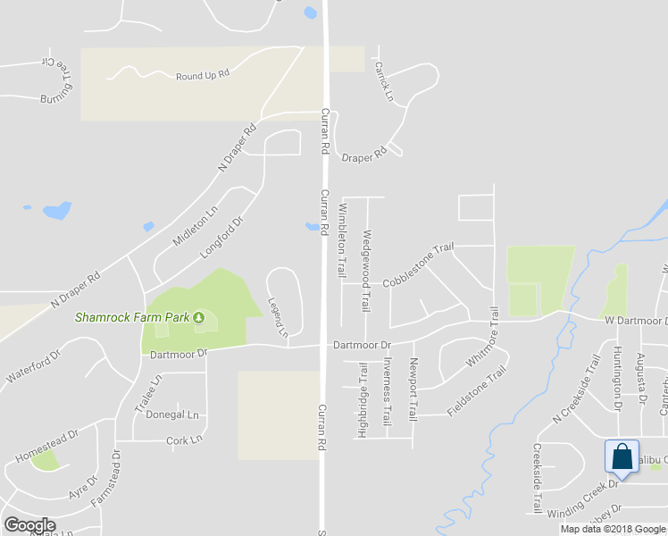 map of restaurants, bars, coffee shops, grocery stores, and more near 611 Wimbleton Trail in McHenry