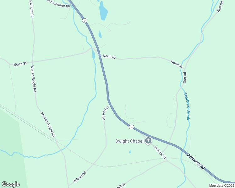 map of restaurants, bars, coffee shops, grocery stores, and more near 1008 Federal Street in Belchertown