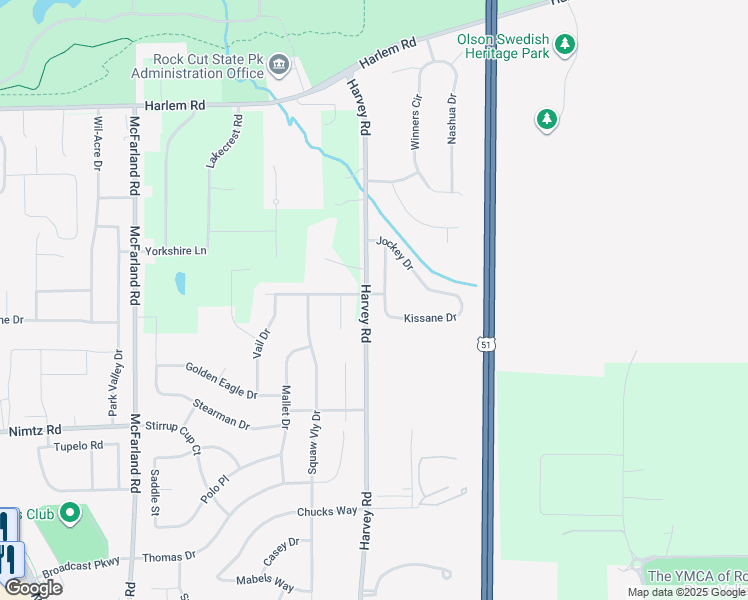 map of restaurants, bars, coffee shops, grocery stores, and more near 5044 Homestretch Drive in Loves Park