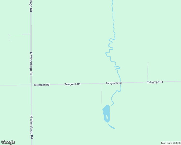 map of restaurants, bars, coffee shops, grocery stores, and more near 10477 Telegraph Road in Winnebago