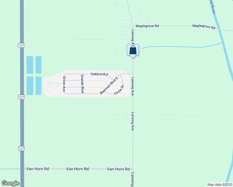 map of restaurants, bars, coffee shops, grocery stores, and more near 1199 Circle Ct in Jackson