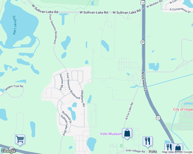 map of restaurants, bars, coffee shops, grocery stores, and more near 27973 West Concrete Drive in Ingleside
