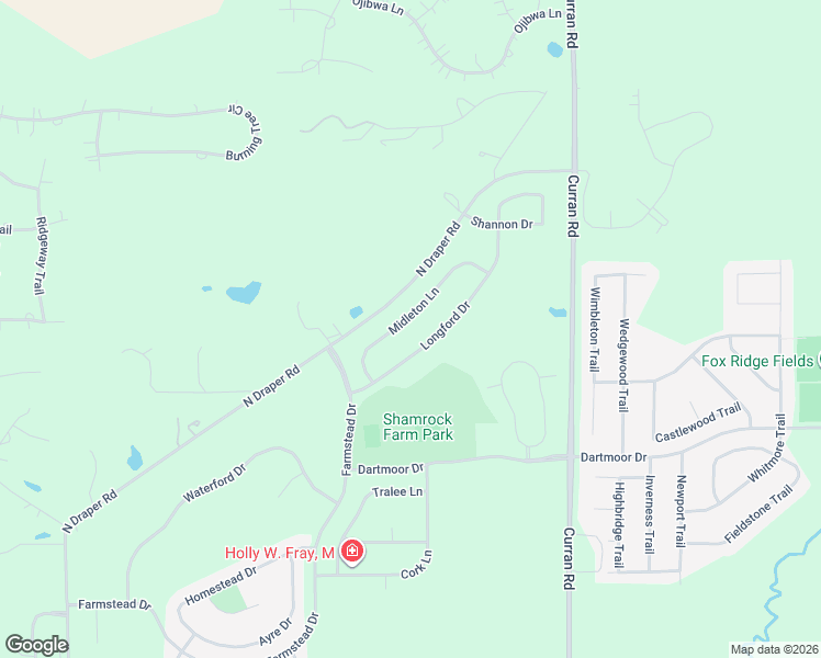 map of restaurants, bars, coffee shops, grocery stores, and more near 6422 Midleton Lane in McHenry