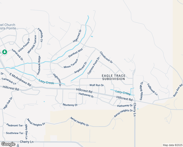 map of restaurants, bars, coffee shops, grocery stores, and more near 1526 Cypress Point Drive in Medford