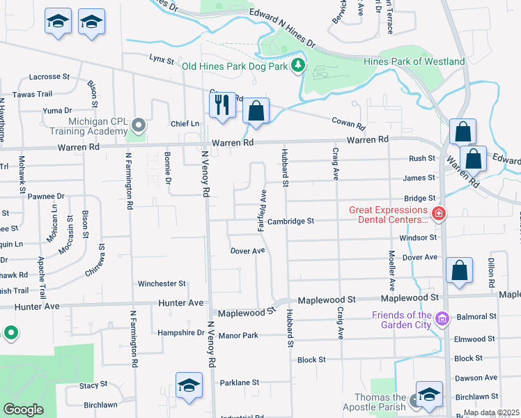 32507 Bridge Street, Garden City MI Walk Score