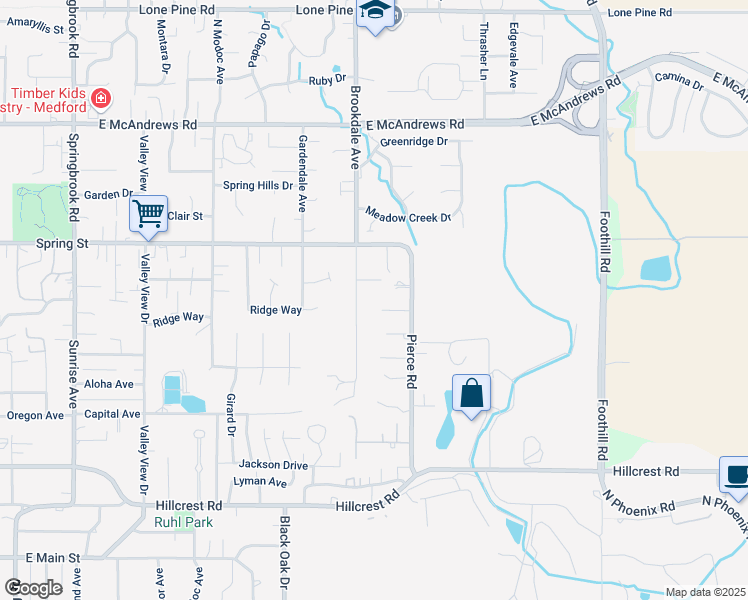 map of restaurants, bars, coffee shops, grocery stores, and more near 848 Brookdale Avenue in Medford
