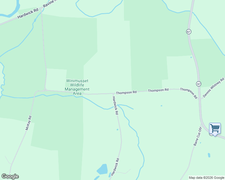 map of restaurants, bars, coffee shops, grocery stores, and more near 716 Hardwick Road in New Braintree