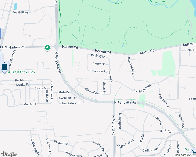 map of restaurants, bars, coffee shops, grocery stores, and more near 5869 Beechwood Drive in Loves Park