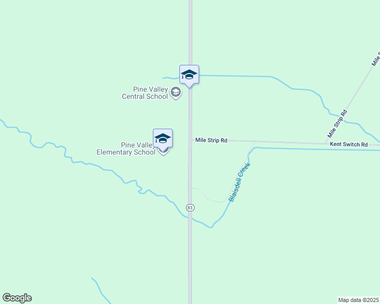 map of restaurants, bars, coffee shops, grocery stores, and more near 7755 New York 83 in South Dayton