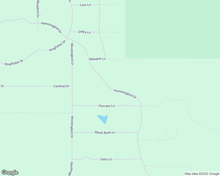 map of restaurants, bars, coffee shops, grocery stores, and more near Hummingbird Drive in Bonanza