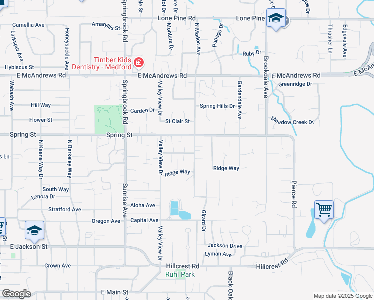 map of restaurants, bars, coffee shops, grocery stores, and more near 2065 Lawnridge Street in Medford