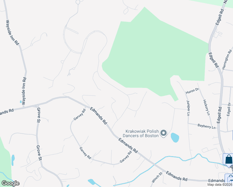 map of restaurants, bars, coffee shops, grocery stores, and more near 24 Carter Dr in Framingham