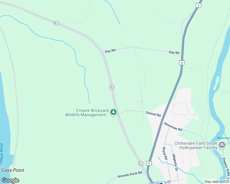 map of restaurants, bars, coffee shops, grocery stores, and more near 7 Majestic Drive in Stuyvesant