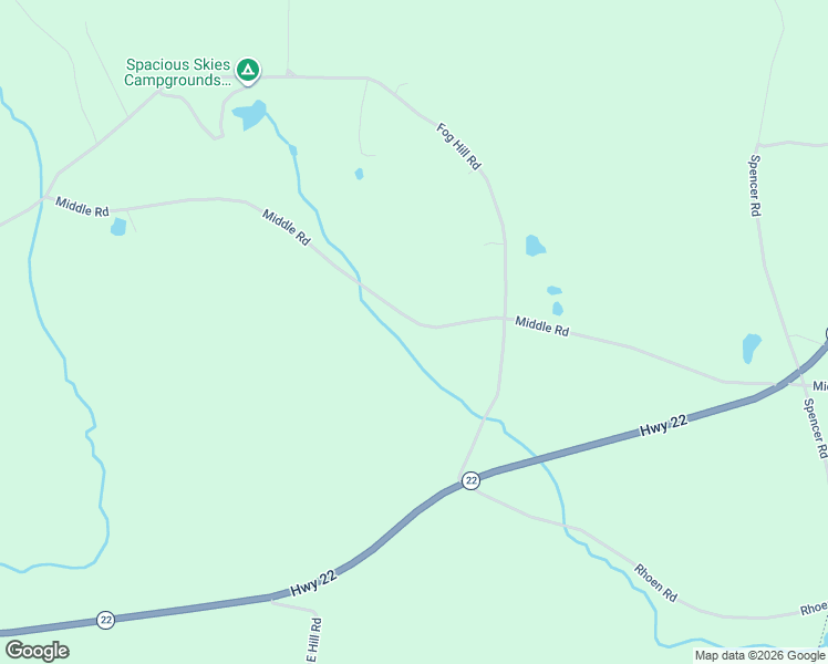 map of restaurants, bars, coffee shops, grocery stores, and more near 170 Middle Road in Austerlitz