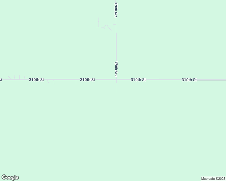 map of restaurants, bars, coffee shops, grocery stores, and more near 1700 310th Street in Ryan