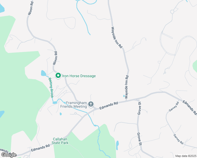 map of restaurants, bars, coffee shops, grocery stores, and more near 1 Edmands Road in Framingham