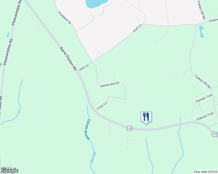 map of restaurants, bars, coffee shops, grocery stores, and more near 10 Jaimie Ann Drive in Rutland