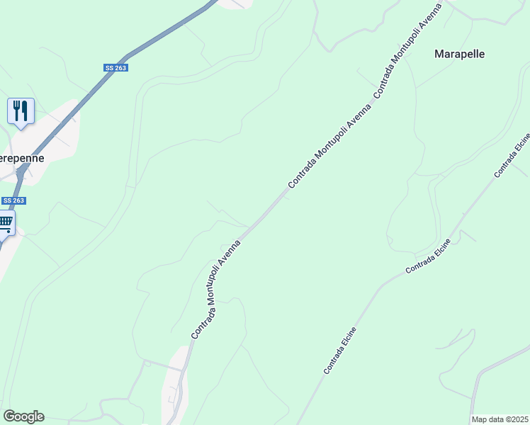 map of restaurants, bars, coffee shops, grocery stores, and more near 53 Contrada Montupoli Avenna in Provincia di Chieti