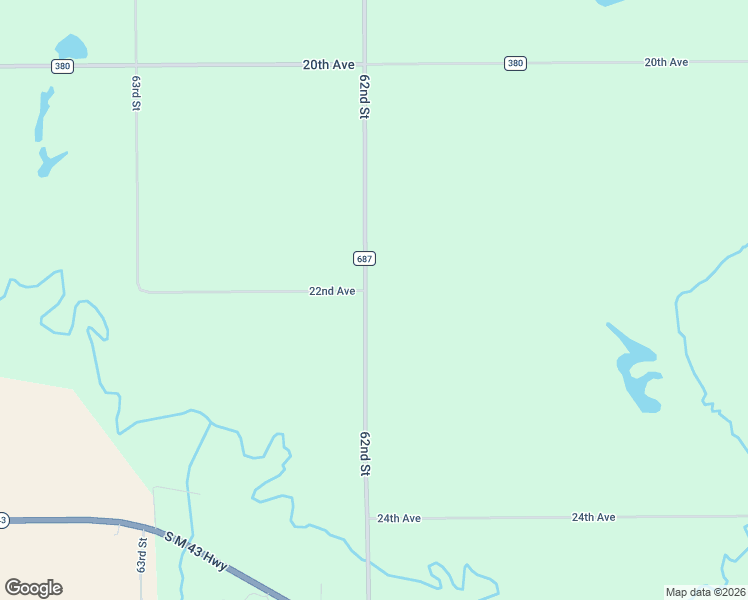 map of restaurants, bars, coffee shops, grocery stores, and more near 21844 County Road 687 in Bangor