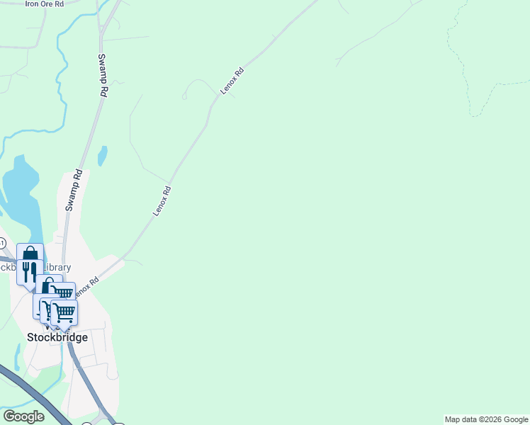 map of restaurants, bars, coffee shops, grocery stores, and more near in West Stockbridge