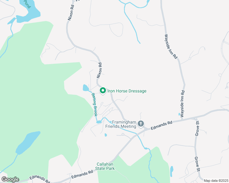 map of restaurants, bars, coffee shops, grocery stores, and more near 30-34 Nixon Road in Framingham