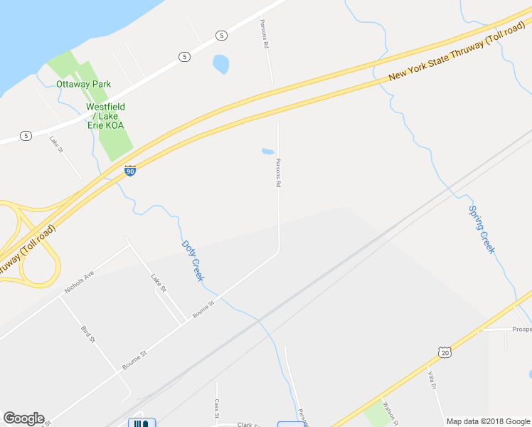 map of restaurants, bars, coffee shops, grocery stores, and more near 7805 Persons Road in Westfield