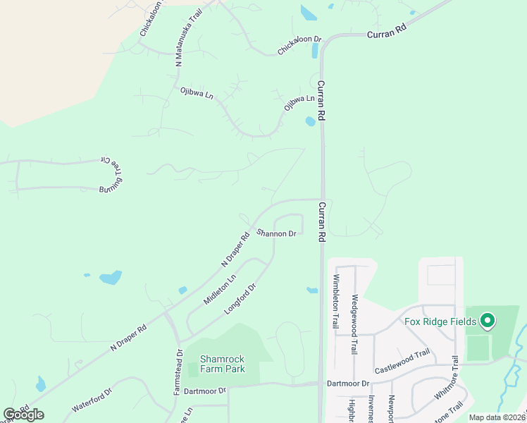 map of restaurants, bars, coffee shops, grocery stores, and more near 6312 Shannon Drive in McHenry