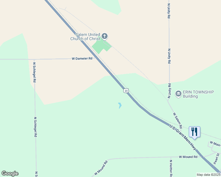 map of restaurants, bars, coffee shops, grocery stores, and more near 8473 U.S. 20 in Lena