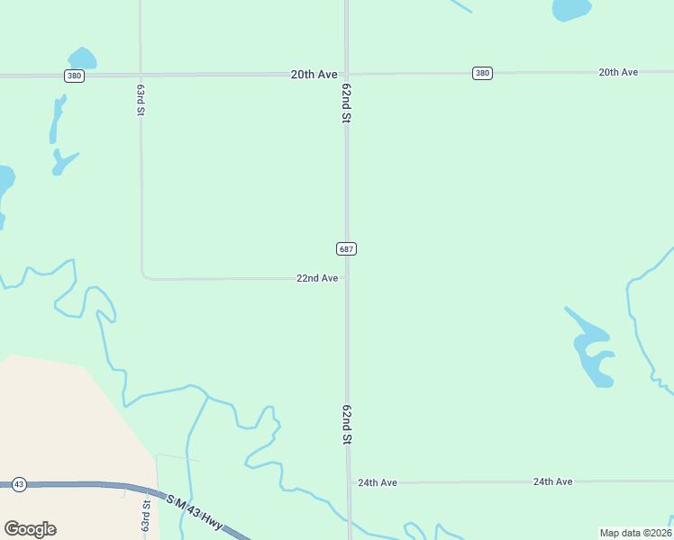 map of restaurants, bars, coffee shops, grocery stores, and more near 21844 County Road 687 in Bangor